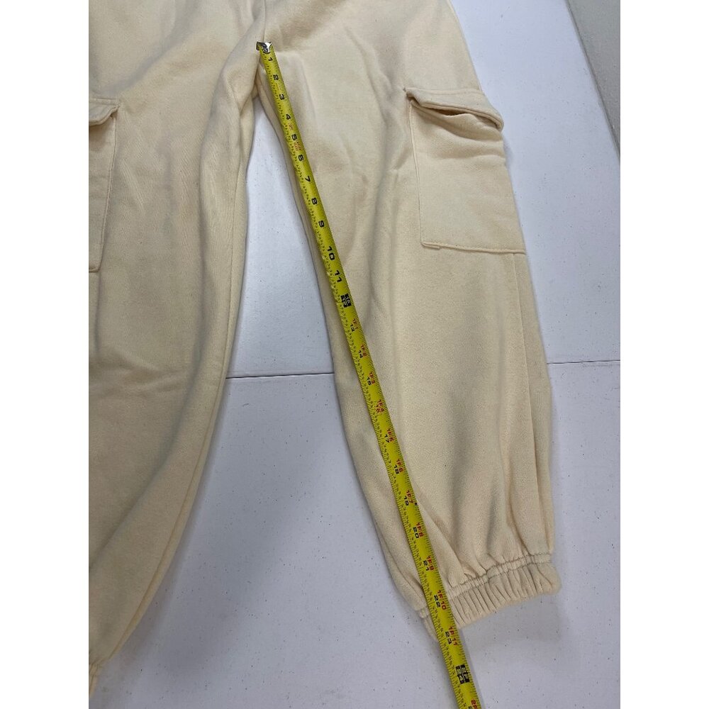 Beige Cargo Girls' Jogger Pants With Elastic Waistband & Pockets Size S - Picture 8 of 10